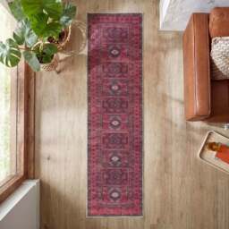 Kasra Traditional Washable Runner - thumbnail 6