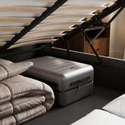 Alara Velvet Ottoman Bed - thumbnail 4