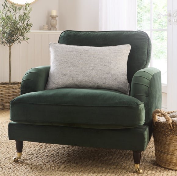 Churchgate Swithland Herringbone Rectangle Cushion Cover - image 1