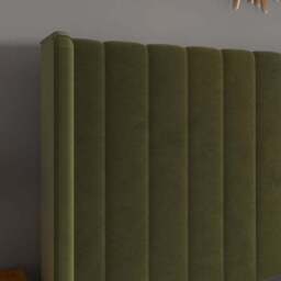 Alara Pleated Velvet Bed Frame - thumbnail 5