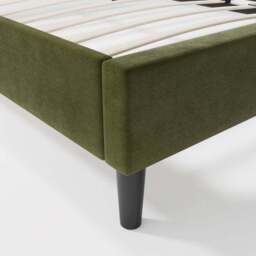 Alara Pleated Velvet Bed Frame - thumbnail 6