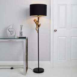 Odisha Monkey Floor Lamp - thumbnail 1