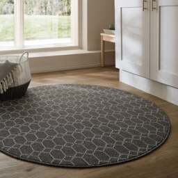 Orion Washable Round Rug - thumbnail 1