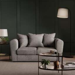 Blake Curved Arm Chunky Chenille 2 Seater Sofa - thumbnail 1