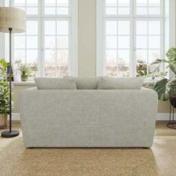 Blake Curved Arm Chunky Chenille 2 Seater Sofa - thumbnail 3