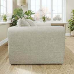 Blake Curved Arm Chunky Chenille 2 Seater Sofa - thumbnail 2