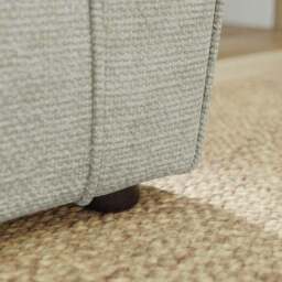 Blake Curved Arm Chunky Chenille 2 Seater Sofa - thumbnail 4