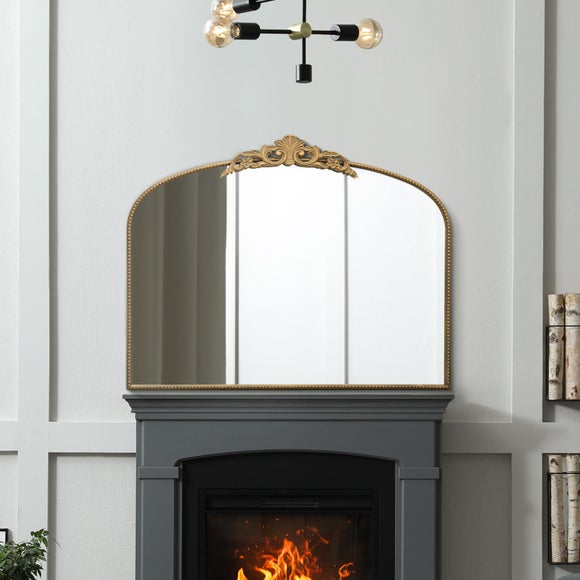 Crown Arched Full Length Wall Mirror - image 1