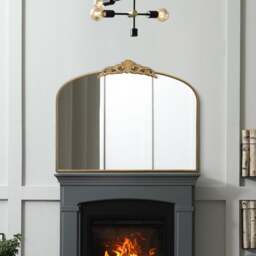Crown Arched Full Length Wall Mirror - thumbnail 1