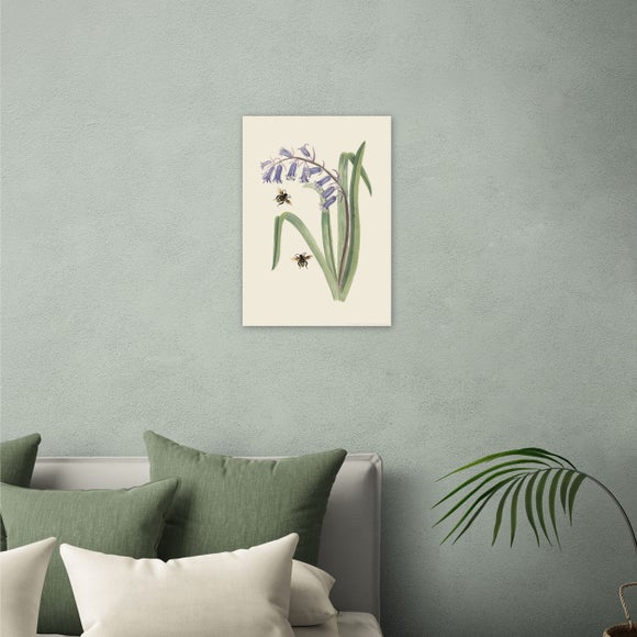 East End Prints Bee & Wild Hyacinth Print - image 1