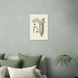 East End Prints Bee & Wild Hyacinth Print - thumbnail 1