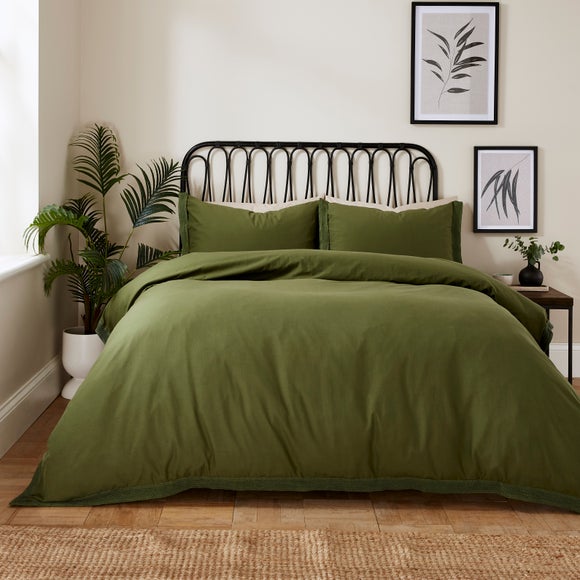 Ludlow Washed 100% Cotton Duvet Cover & Pillowcase Set - image 1