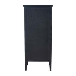 Pacific Chelmsford 5 Drawer Chest, Black Painted Pine - thumbnail 4