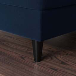 Zoe Square Velvet Footstool with Storage - thumbnail 6