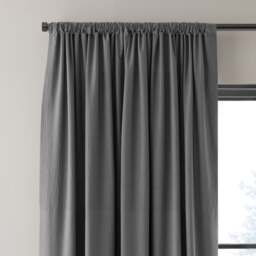Newston Waffle 100% Cotton Slot Top Curtains - thumbnail 1