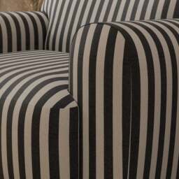 Marlo Woven Mid Stripe Snuggle Chair - thumbnail 4