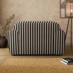 Marlo Woven Mid Stripe Snuggle Chair - thumbnail 2
