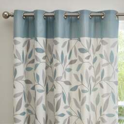 Fusion Beechwood Eyelet Curtains - thumbnail 1
