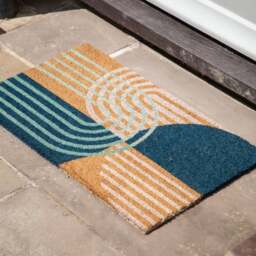 Cedar & Sage Abstract Design Coir Doormat - thumbnail 1