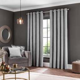 Genoa Chenille Blackout Eyelet Curtains - thumbnail 2