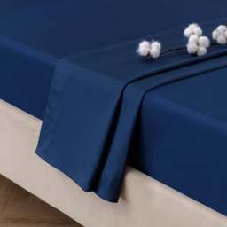 Dorma Smooth & Soft 300 Thread Count 100% Cotton Sateen Flat Sheet - thumbnail 1