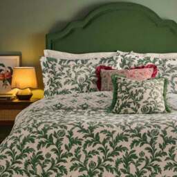 Hedera Reversible Duvet Cover and Pillowcase Set - thumbnail 2
