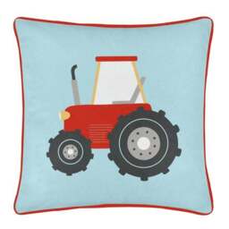Farmyard Friends Blue Cushion 43cm x 43cm - thumbnail 2