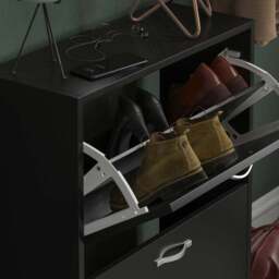 Vida Designs 2 Tier Shoe Cabinet - thumbnail 3