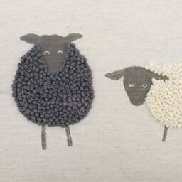 Rectangular Sheep Cushion - thumbnail 2