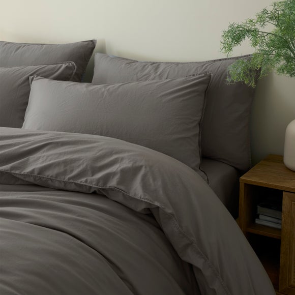 Soft Washed Cotton Standard Pillowcase Pair - image 1