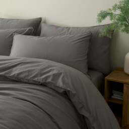 Soft Washed Cotton Standard Pillowcase Pair