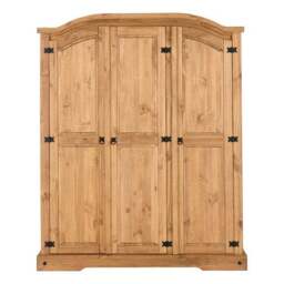 Corona Triple Wardrobe, Pine - thumbnail 2