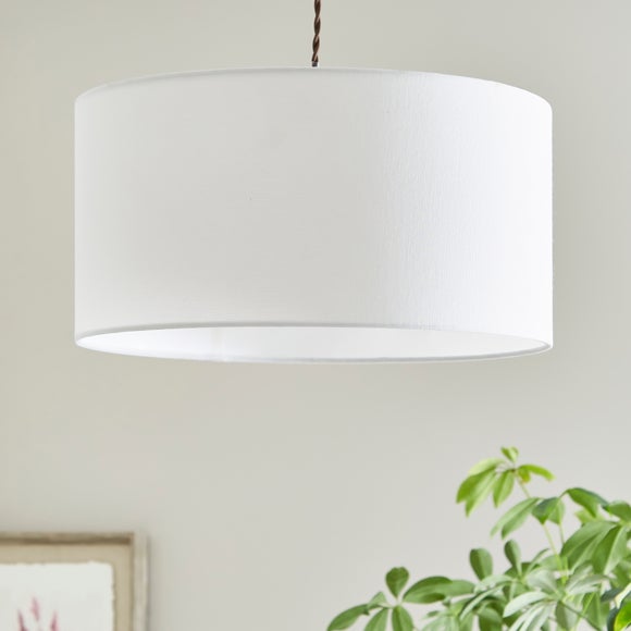 Zenna Shallow Drum Lamp Shade - image 1