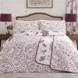 Dreams n Drapes Samira Reversible Duvet Cover and Pillowcase Set - thumbnail 3
