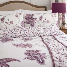 Dreams n Drapes Samira Reversible Duvet Cover and Pillowcase Set - thumbnail 6