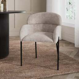 Talullua Dining Chair, Luxe Chenille - thumbnail 2