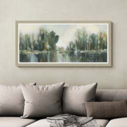 Verdant Treeline Framed Print - thumbnail 1