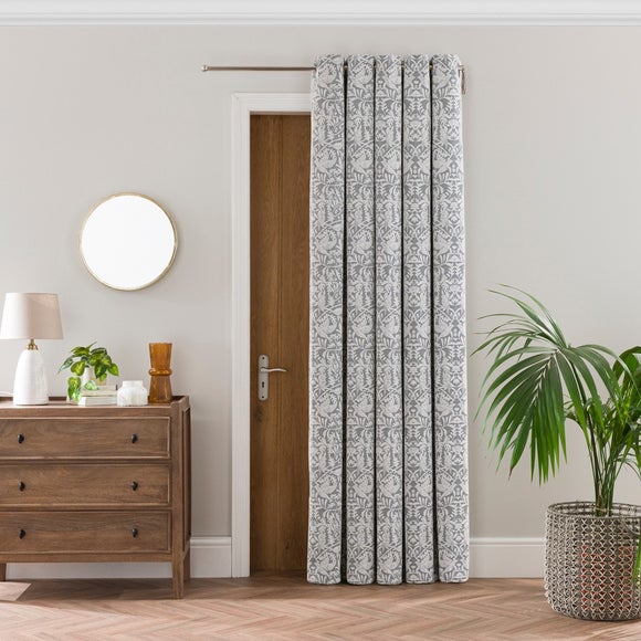 Alora Chenille Thermal Eyelet Door Curtains - image 1