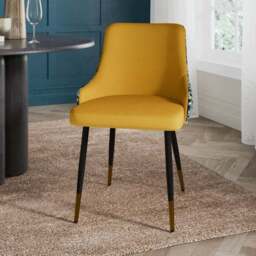 Ariana Set of 2 Dining Chairs, Utopia Velvet - thumbnail 2