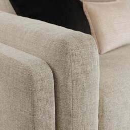 Newton Chunky Tonal Weave Corner Chaise - thumbnail 4