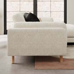 Newton Chunky Tonal Weave Corner Chaise - thumbnail 2