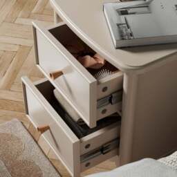 Remi 2 Drawer Bedside Table - thumbnail 4