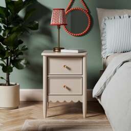 Remi 2 Drawer Bedside Table - thumbnail 1