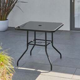 6 Piece Metal Garden Dining Set - thumbnail 4