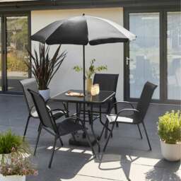 6 Piece Metal Garden Dining Set