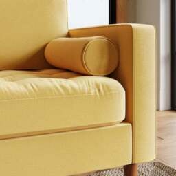 Zoe Casual Sit Velvet 2 Seater Sofa - thumbnail 4