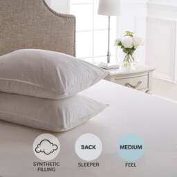 Dorma Pack of 2 Full Forever Back Sleeper Pillows - thumbnail 1
