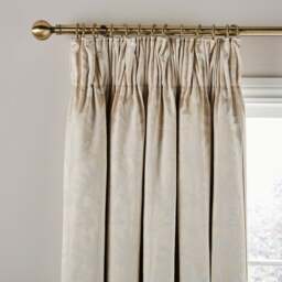 Dorma Luxe Palms Pencil Pleat Blackout Curtains - thumbnail 1