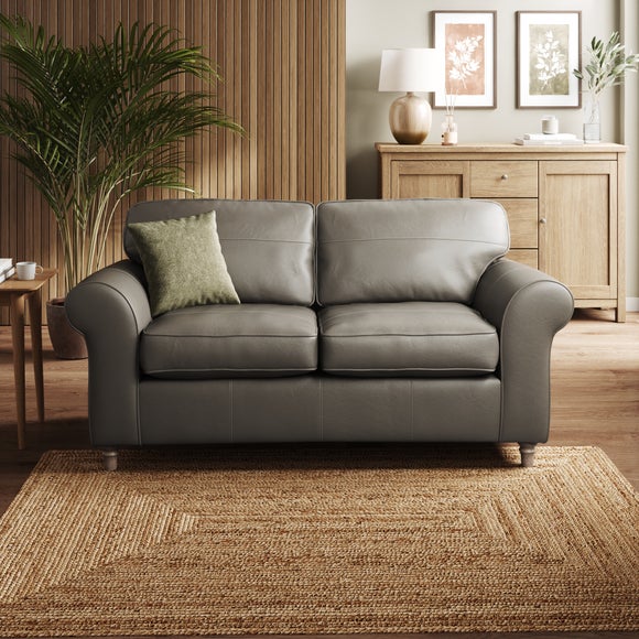 Flori Classic Leather 2 Seater Sofa - image 1