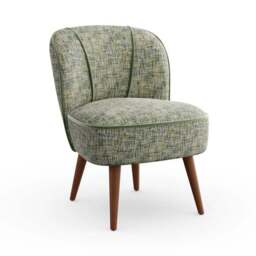 Elsie Multi Chenille Cocktail Chair - thumbnail 6